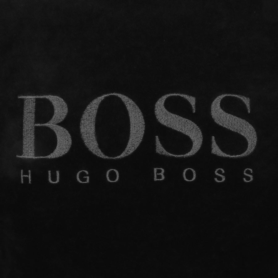 Alternative Image for ProductBOSS Bodywear Velour Crew Neck Sweatshirt Black3